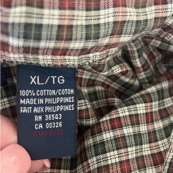 Gant Autumn Oxford Mens Shirt XL Plaid Muted Tone Cotton Button Up Office Casual - Picture 10 of 13